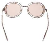 Thumbnail for your product : Ferragamo Round Mirrored Sunglasses w/ Tags