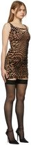 Thumbnail for your product : Thierry Mugler Beige & Black Printed Mesh Dress