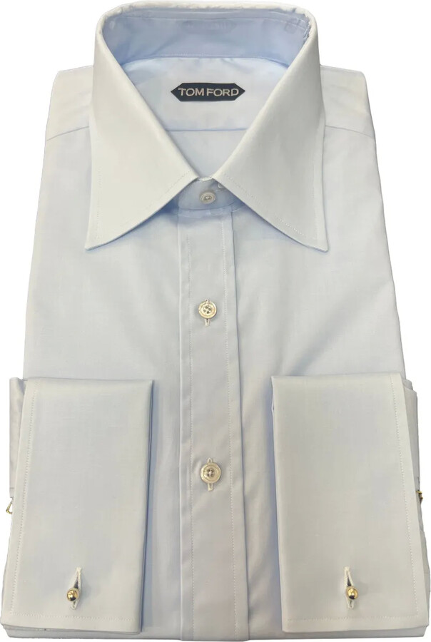 Tom Ford Pointed-Collarbutton-Cuffs Shirt