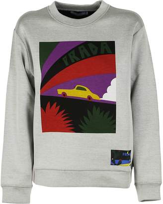 Prada Graphic Printed Sweatshirt