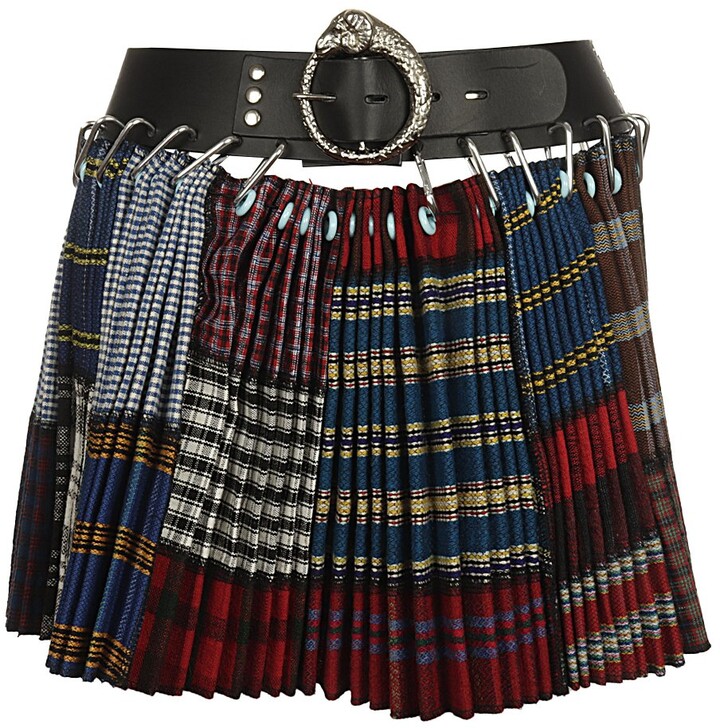 Chopova Lowena Pleated Mini Skirt - ShopStyle