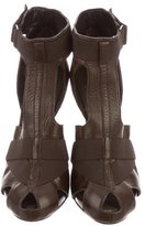 Thumbnail for your product : Givenchy Leather Cage Ankle Boots