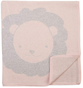 Barneys New York Lion Cotton-Cashmere Baby Blanket - Pink