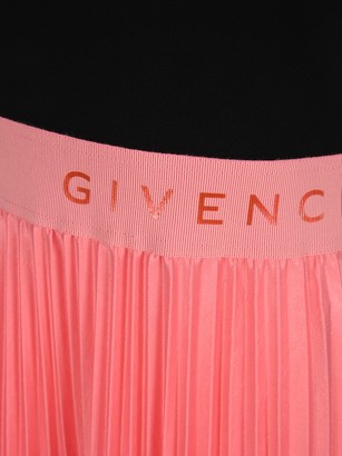 Givenchy Two Tone Pleated Midi Dress