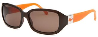 Lacoste Women's Rectangle Brown Sunglasses