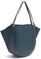 Thumbnail for your product : Wandler Mia Large Leather Tote Bag - Womens - Blue