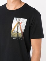 Thumbnail for your product : OSKLEN graphic-print detail T-shirt
