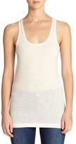 Thumbnail for your product : Saks Fifth Avenue Cashmere Racerback Tank
