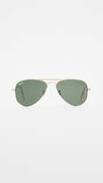 Thumbnail for your product : Ray-Ban Shrunken Aviator Sunglasses