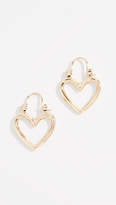 Thumbnail for your product : Luv Aj The Mini Heartbreaker Hoop Earrings