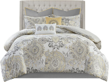 CANJUN Premium Cotton Bedding Sets Reversible Floral Shabby Chic Style Ideal For Modern Home Decor