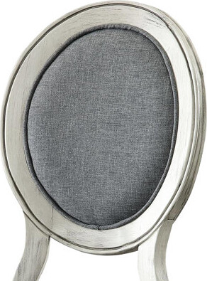 One Allium Way 2Pcs Dining Chairs, Padded Fabric Seat, Solid Wood Veneer, Charming Style Transitional Side Chairs For Of 2,