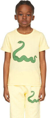 Mini Rodini Kids Yellow Snake T-Shirt