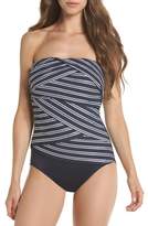 Thumbnail for your product : Miraclesuit R) Lanai Stripe Muse Strapless One-Piece Swimsuit