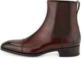 Thumbnail for your product : Tom Ford Gianni Leather Chelsea Boot, Brown