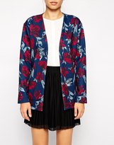 Thumbnail for your product : ASOS COLLECTION Blazer In Rose Print