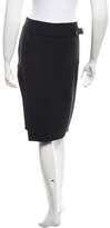 Thumbnail for your product : CNC Costume National Belted Knee-Length Skirt