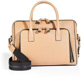 Thumbnail for your product : Anya Hindmarch Leather Maxi Zip Top Handle Tote in Nude