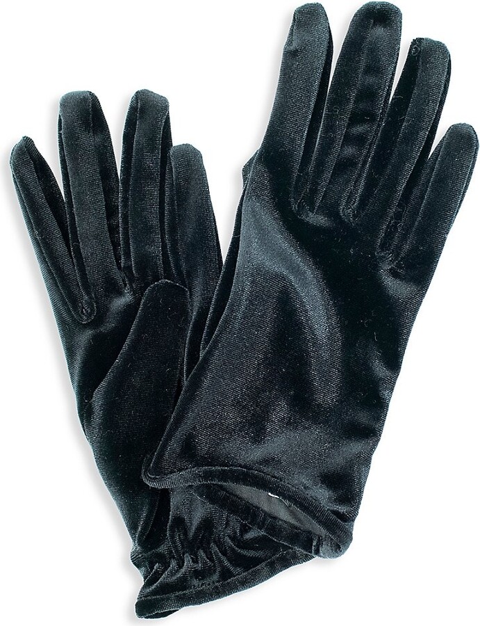 Stretch Velvet Half Moon Top Gloves