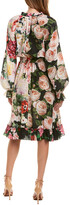 Thumbnail for your product : Dolce & Gabbana Floral Silk A-Line Dress