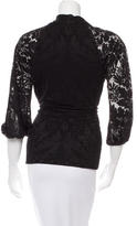 Thumbnail for your product : Yigal Azrouel Floral Patterned V-Neck Blouse