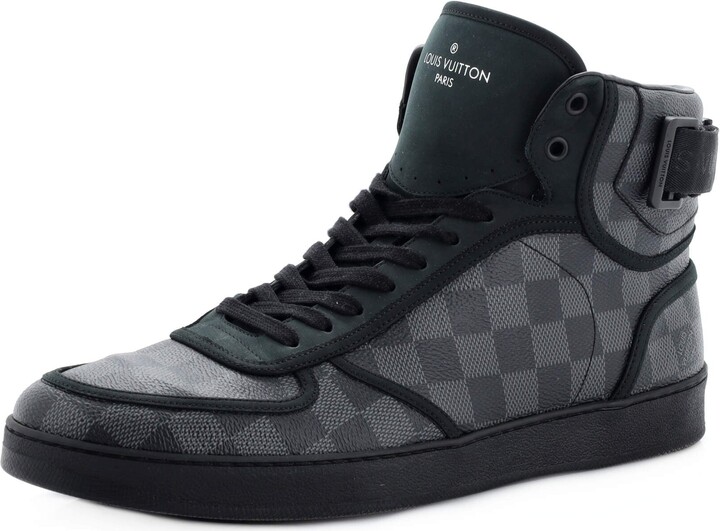 Louis Vuitton Men’s Sneaker High Top White Leather & Mesh Rivoli LV 10