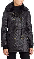 Thumbnail for your product : Ralph Lauren Faux Fur-Trim Quilted Jacket