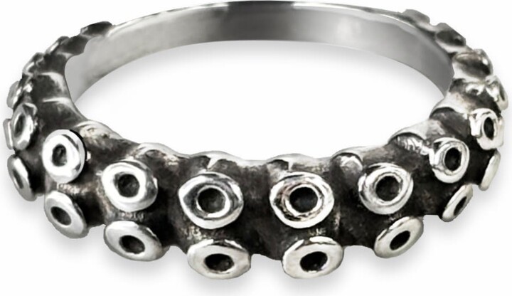 Perry Gargano The Tentacle Ring - Sterling Silver Womens