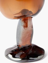 Thumbnail for your product : Rira Objects - Addled Wine Glass - Brown