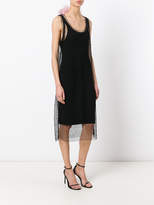 Thumbnail for your product : No.21 mesh feather collar dress