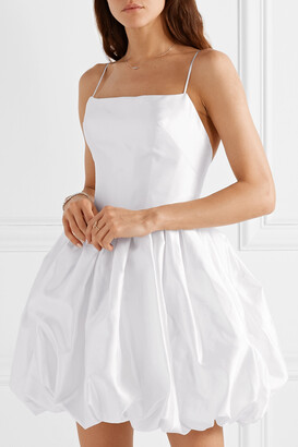 Rasario Silk-satin Mini Dress - White