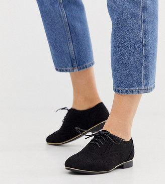 new look black slip on shoes