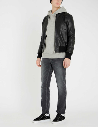 Sandro Suede Bomber Jacket 2025