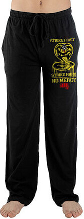 Bioworld Mens Cobra Kai Fleece 1 Pair Pajama Pants