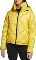 Thumbnail for your product : Kenneth Cole Women's Diamond Quilted Hooded Puffer