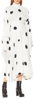 Thumbnail for your product : Christopher Kane Dotted crepe midi dress