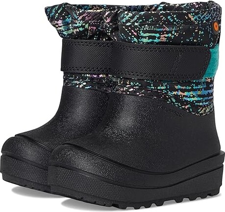 Bogs Baby Snow Shell - Metallic Stripe (Toddler) Kids Shoes Black : 5 Toddler M, Synthetic