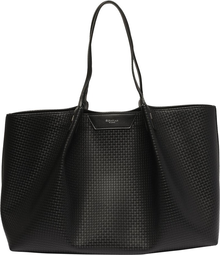 SERAPIAN Secret Logo Printed Tote Bag