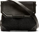 Thumbnail for your product : Alexander Wang Black Textured Marion Prisma Shoulder Bag