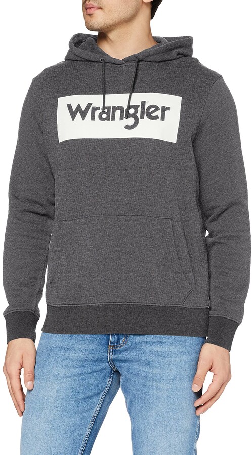 Wrangler Men's Hoodie Hooded Sweatshirt - ShopStyle