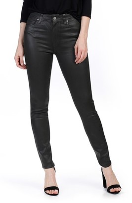 Paige Women's Transcend - Hoxton Coated High Waist Ankle Skinny Jeans