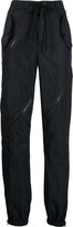 Multi-Zip Drawstring-Waist Trousers 