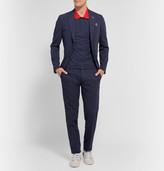 Thumbnail for your product : Band Of Outsiders Contrast-Trim Cotton-Piqué Polo Shirt