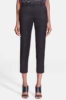 Thumbnail for your product : Elizabeth and James 'Harlow' Leopard Jacquard Ankle Pants