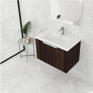 Z-Chaoup 30-inch Bathroom Vanity with Resin Sink Door and Floating Installation Design