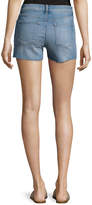 Thumbnail for your product : J Brand 1044 Mid-Rise Denim Cutoff Shorts, Light Blue