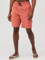 Thumbnail for your product : Very Man Basic Longer Length Swimshorts - Coral