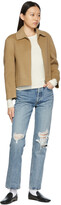 Thumbnail for your product : Nothing Written Cropped Lambswool Zip-Up Jacket