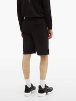 Thumbnail for your product : Marcelo Burlon County of Milan Wing-patch Cotton Loop-back Jersey Shorts - Mens - Black