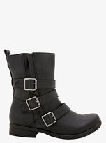 Thumbnail for your product : Torrid Moto Buckle Booties (Medium Width)